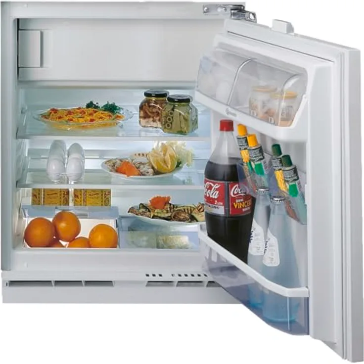 Bauknecht KSU 8GF3 Unterbau-Kühlschrank mit Gefrierfach, LED-Licht und Sicherheitsglas