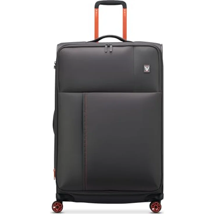 Roncato Move Kofferset 3-teilig, 4 Rollen mit Dehnfalte, grau, 100% Polyester, 48 cm x 31 cm x 77 cm – Bild 2