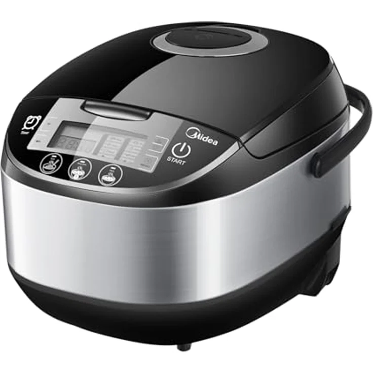 Midea Reiskocher Multikocher 11 Programme, 5 Liter für bis zu 10 Personen, Schwarz – Bild 1