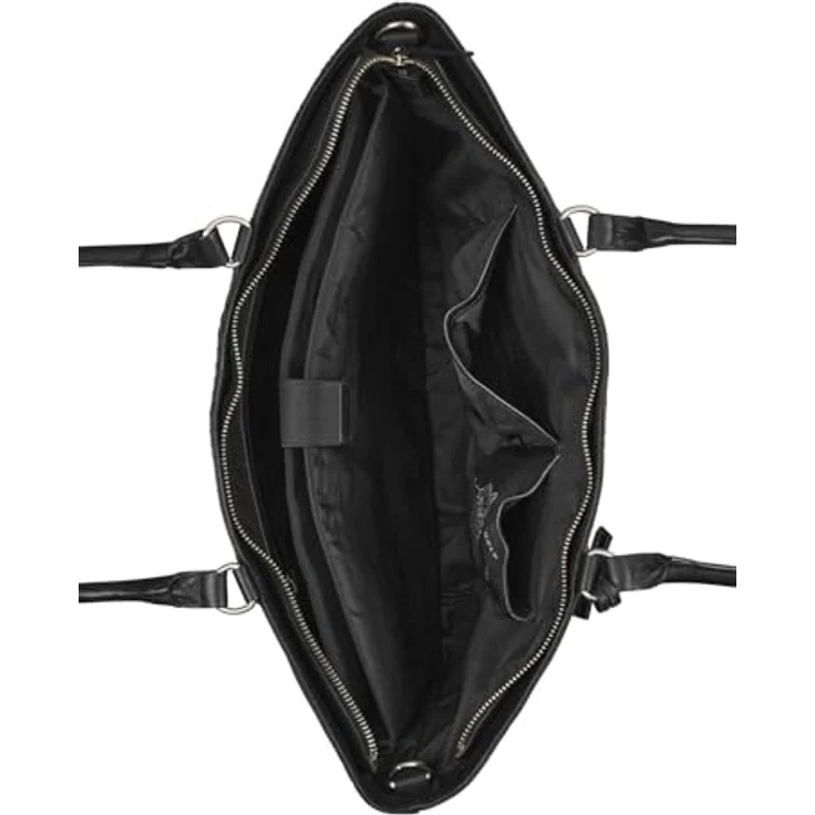 Burkely Shopper Cool Colbie 1000433, Damenhandtasche aus gewachstem Leder in Kroko-Optik – Bild 4