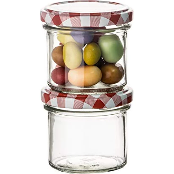 25er Set Marmeladenglas 125 ml Sturzglas Einmachglas Einweckglas To 66 – Bild 4