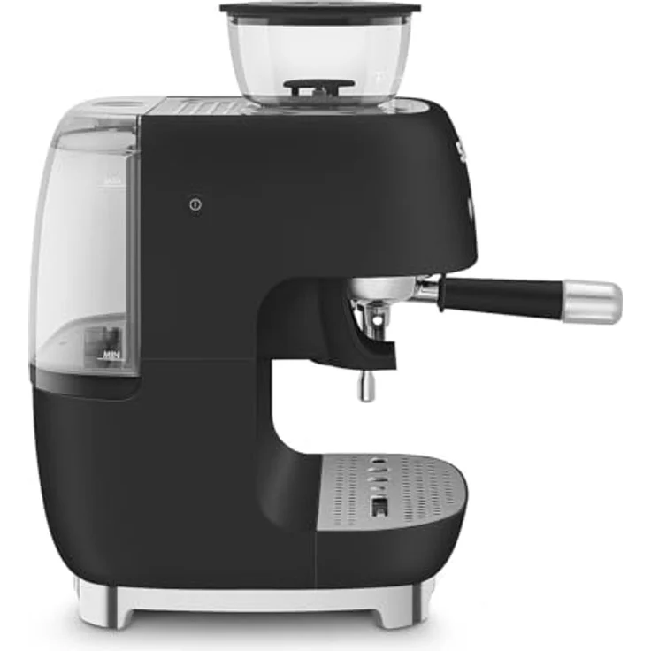 Smeg 50's Style EGF03BLMEU, Espresso Kaffeemaschine, Schwarz, mit 2-jähriger Herstellergarantie und Garantieverlängerung auf 5 Jahre – Bild 3