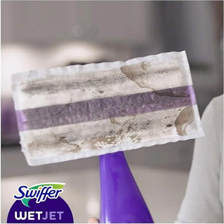 Procter & Gamble Swiffer WetJet Nachfüllpackungen, Bodenwischer-Set für verschiedene Oberflächen, hygienisch und staubbindend – Bild 5