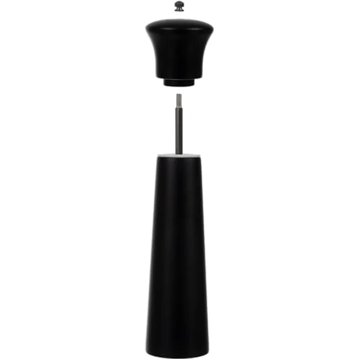 Ruhhy Gewürzmühle Handmühle Set, manuell, 2 Stück in Weiß und Mattschwarz, keramisches Mahlwerk, individuell einstellbare Mahlfeinheit, ergonomische Form – Bild 9