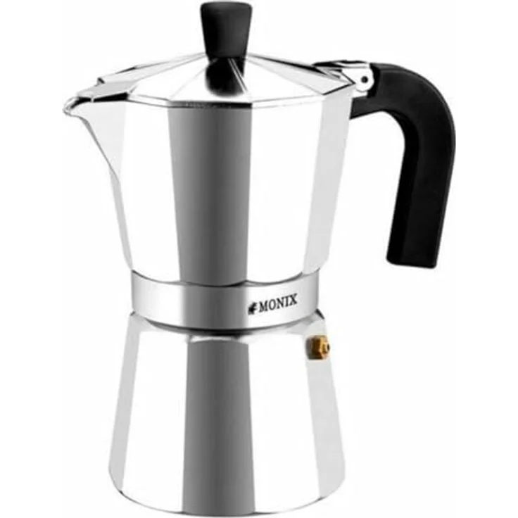 Monix 3935008 Italienischer Espressokocher, Aluminium, für 9 Tassen – Bild 2