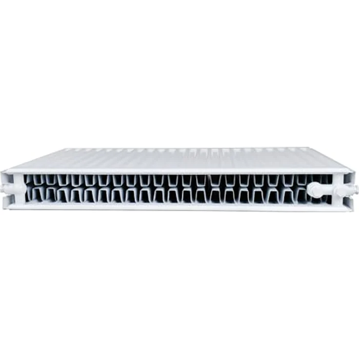 Belrad Universalheizkörper Typ 22, 500x500 mm, Kompakt- und Ventilheizkörper mit 6 Anschlüssen, RAL 9016 (reinweiß) – Bild 6