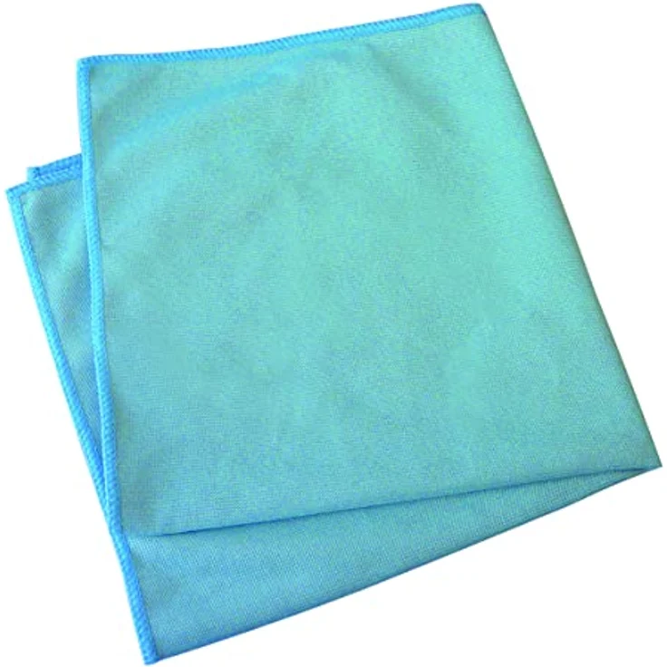 Unger MF40E MicroWipe Lite, Blau, 40cm x 40cm - Mikrofasertuch für streifenfreie Reinigung von glatten Oberflächen – Bild 2