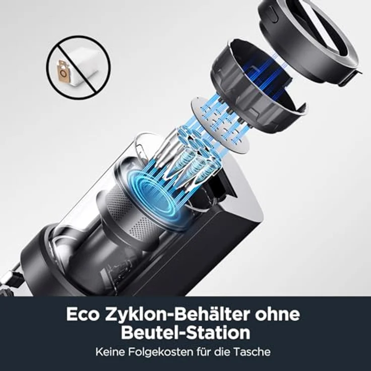 EUREKA NERE10S Saugroboter mit Wischfunktion und Automatischer Entleerung,180min Laufzeit Saug und Wischroboter,Staubsauger Roboter 4000Pa mit Absaugstation,LiDAR-Navigation Hindernisvermeidung – Bild 3