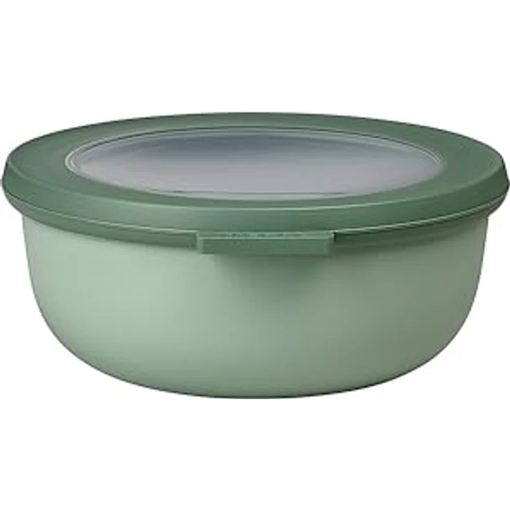 Mepal Multischüssel Cirqula rund – Nordic sage – 750 ml Inhalt – mit abnehmbarem Deckel – bruchfestes Material - auslaufsicher – tiefkühlgeeignet - spülmaschinengeeignet – Bild 2