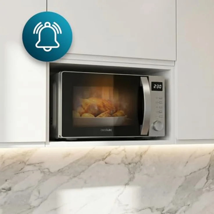 Cecotec Proclean 5005, Solo-20l-Mikrowelle mit 700 W, 3DWave-Technologie, eingebaute Uhr und Timer – Bild 6