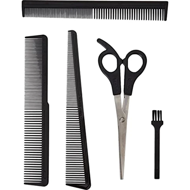 WAHL Color Pro Haarschneider für Männer mit Kabel, clipper, mit Zubehör im Handgepäck. 10 bunte Führungskämme. Ideal für die ganze Familie. Kit mit Schere und Kamm. – Bild 4