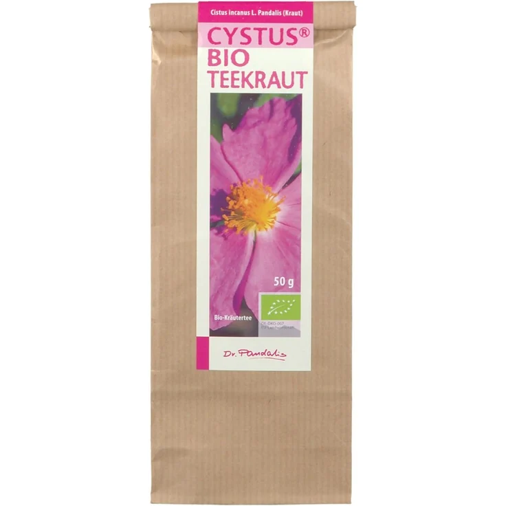 Dr. Pandalis Cystus Bio Teekraut, gluten- und lactosefreier Kräutertee, 50 g