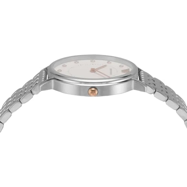 Emporio Armani Damenuhr AR80023, 32mm Gehäuse, 2-Zeiger-Werk Edelstahl silberfarben – Bild 4