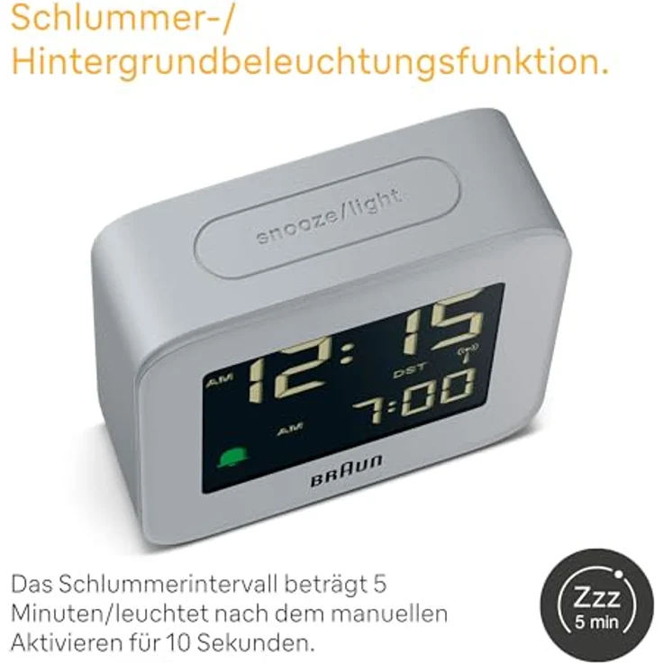Braun BC08G DCF digitaler Funkwecker – Bild 6