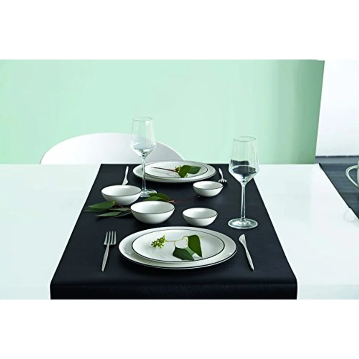 ASA 7805420 Tischset Lederoptik, Kunstleder, Schwarz, 46 x 33 cm – Bild 5