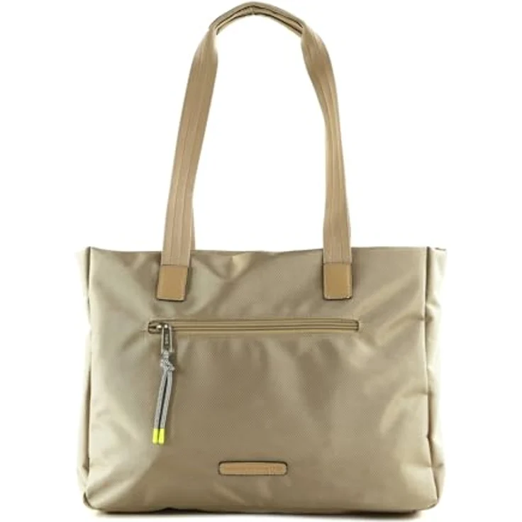 Picard Shopper Lucky One, sportlich-elegante Einkaufstasche aus robustem Nylon mit Kunstleder-Details, nude – Bild 3