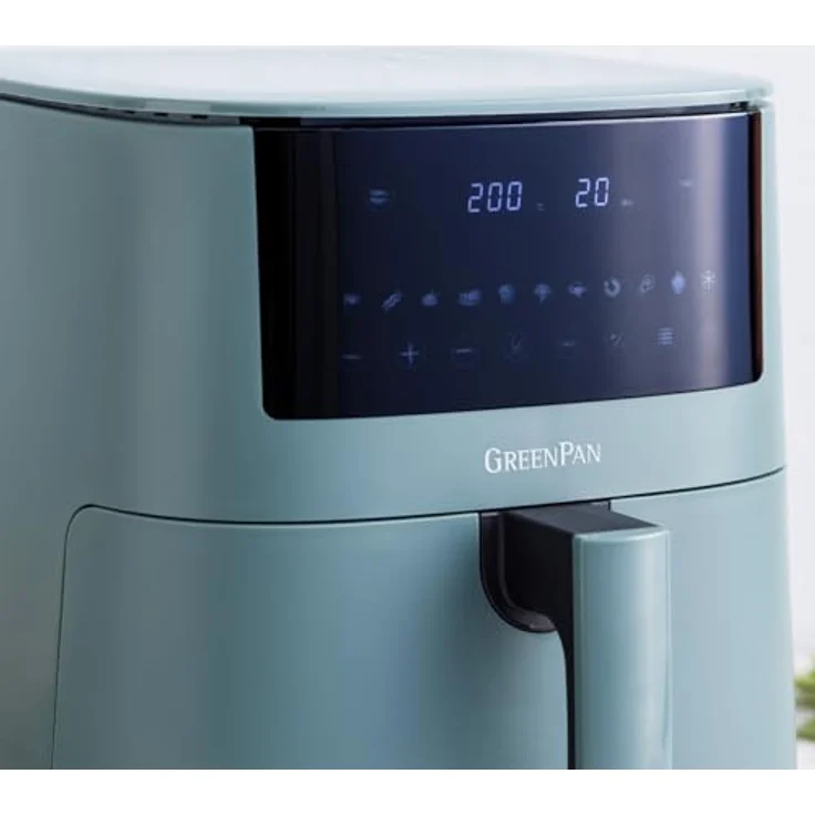 GreenPan Bistro Heißluftfritteuse XL, 7.2L, 1650 Watt, LED-Touchscreen, Antihaft-Korb – Bild 2