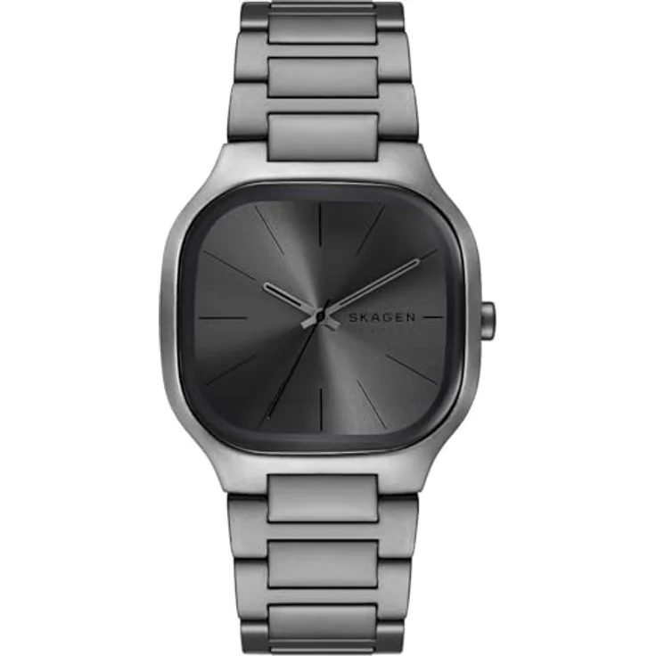 Skagen Herren Analog Quarz Uhr mit Edelstahl Armband SKW6936, grau – Bild 1