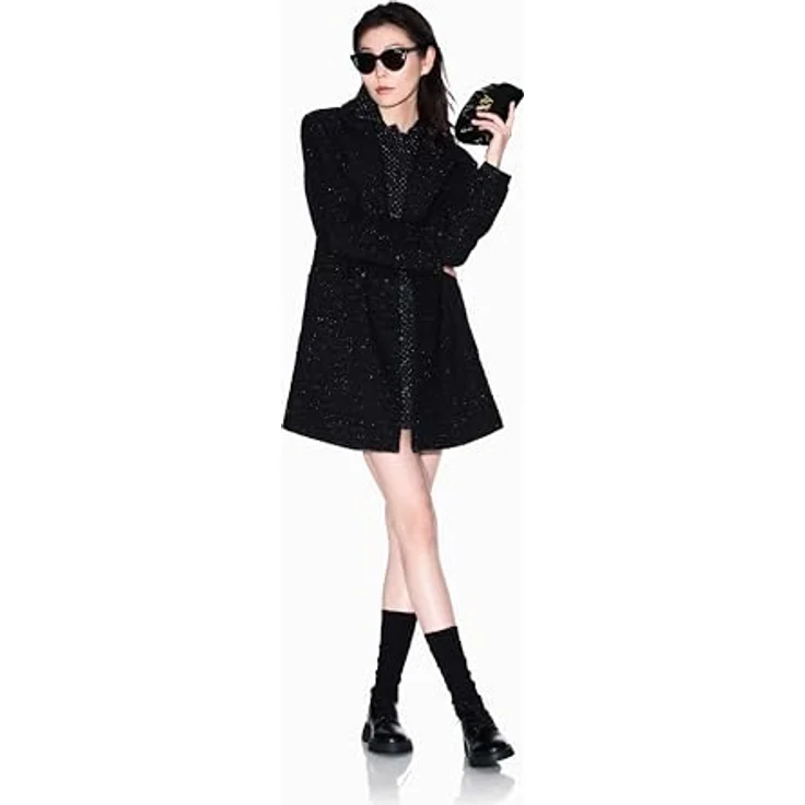 Armani Exchange Paige Umhängetasche, 20 cm, schwarz, 100% Polyurethan – Bild 7
