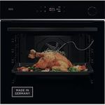 AEG Wifi Einbaubackofen TR7PB63ZSB, Serie 7 TFT-FullTouch-Farbdisplay, Made in Germany, Pyrolyse, 25% Dampfunterstützung, Kerntemperatursensor