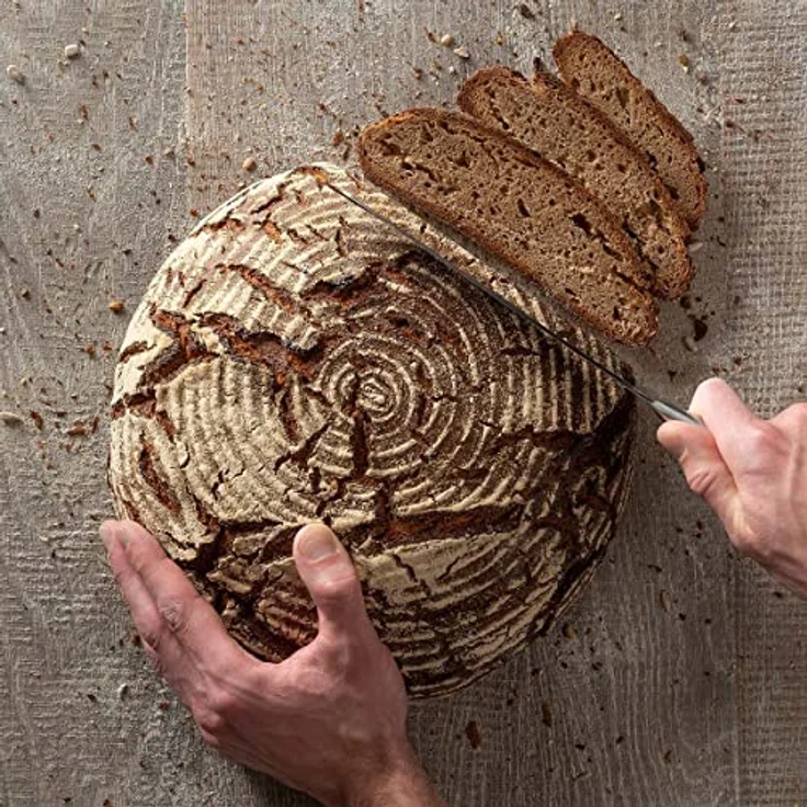 Zenker Gärkorb rund Ø27 cm – Gärkörbchen aus natürlichem Rattan für selbstgemachtes Brot – Versorgt Teig mit Sauerstoff für lockere und luftige Brote – Bild 5