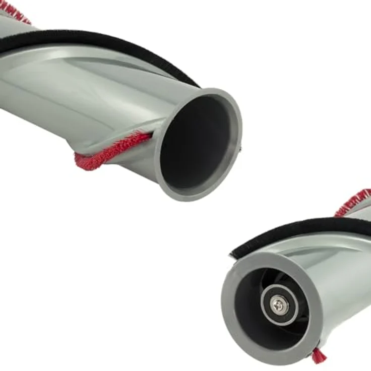 MidGard Bürstenwalze Ersatz-Hartwalze für Dyson V11, effiziente Rollbürste zur Tiefenreinigung von Teppichen und Hartböden, grau/schwarz/rot – Bild 3