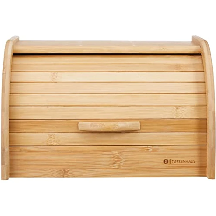 Zassenhaus Brotkasten Bambus 27 x 20 x 17 cm, Braun – Bild 3