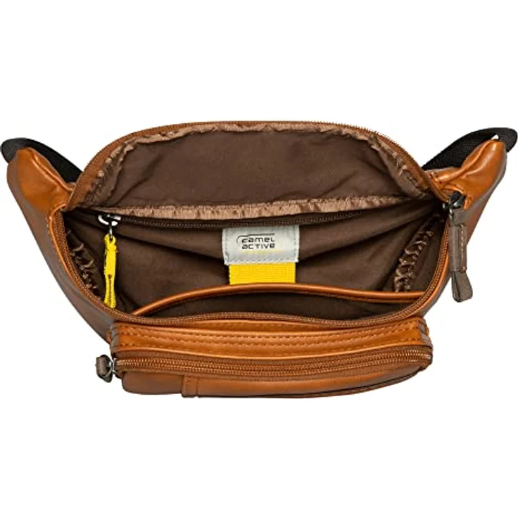 camel active Laos Gürteltasche, Kunstleder 29 cm x 11 cm x 16 cm, braun – Bild 6
