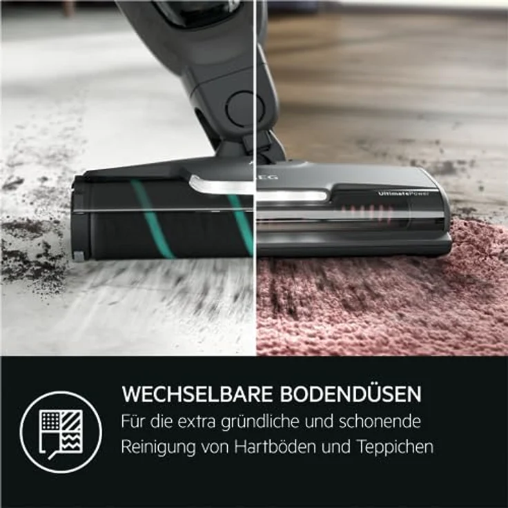 AEG HYGIENIC 5000 Akku-Staubsauger kabellos/Akku-Laufzeit: bis zu 50 Min. / Farbe: Shell White Weiß – Bild 4