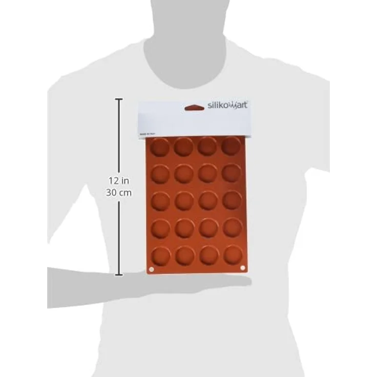 Silikomart 20.030.00.0060 SF 030 FLORENTINS - SILICONE MOULD ø35 H 5 MM – Bild 6
