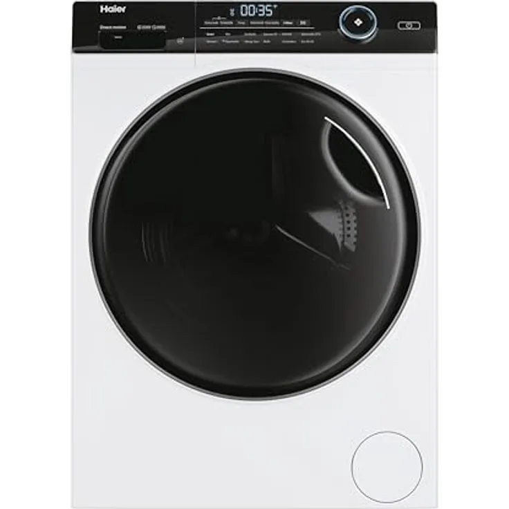 Haier I-PRO SERIE 5 HW80-B14959YEU1 Frontlader Waschmaschine 8kg, 20% effizienter als Klasse A, Leiser Direct Motion Motor, Smart Home: Wi-Fi & hOn App, Refresh-Dampfprogramm, Vollwasserschutz