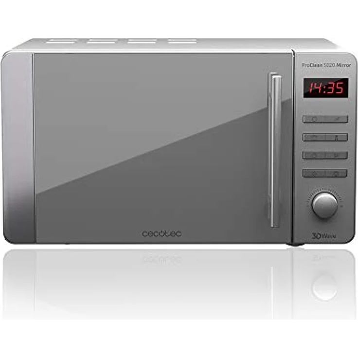 Cecotec 1532 Mikrowelle, Standgerät, 20 Liter Garraum, 700 Watt, silber – Bild 2