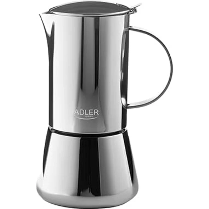 Adler Espressokocher AD 4417, 620ml, Spülmaschinenfest, Edelstahl, silber – Bild 6