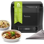 TurboTronic by Z-Line Multikocher Dampfkocher, 1200W, 4L, 2024 Model, Schwarz