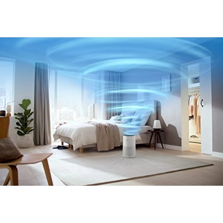 Philips Domestic Appliances Luftreiniger Smart 1000i Serie - Reinigt Räume zu 78 m² - Entfernt 99,97% der Pollen, Allergien, Staub und Rauch - Wi-Fi-Konnektivität - Ultraleise und niedriger Energieverbrauch - AC1715/30, AC1715/10, Weiß – Bild 5