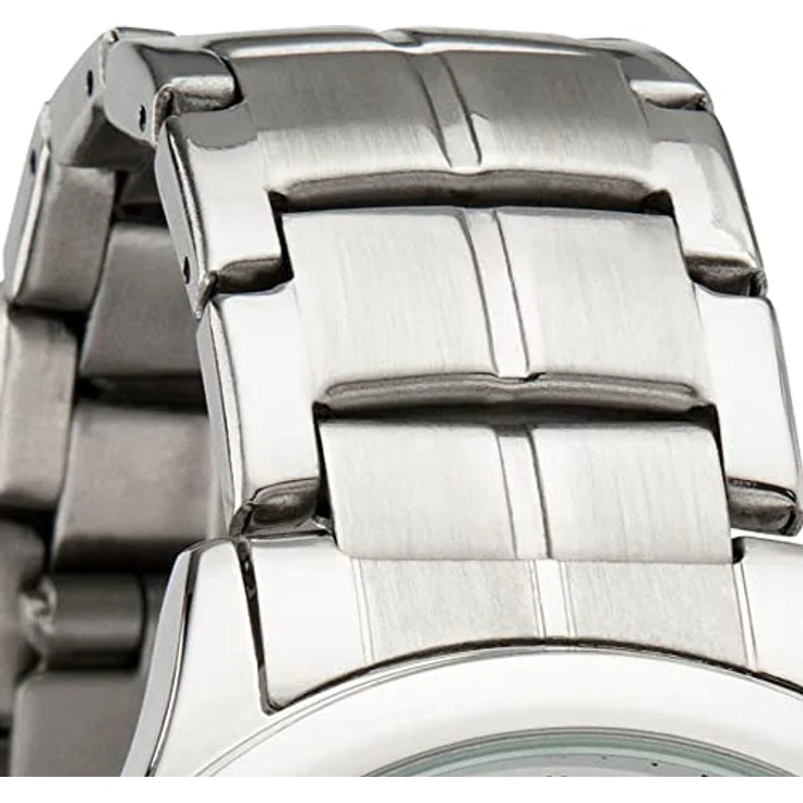 Miraval Funk-Armbanduhr mit Edelstahlarmband - Japanisches Quarzuhrwerk 41 mm, DCF77 Funksignal, Digitale & Analoge Anzeige, Datumsanzeige - Preisvergleich – Bild 3