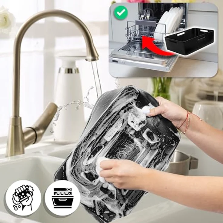 Duronic AFL2 Silikonform, Wiederverwendbar, Antihaft, Airfryer Zubehör, Kompatibel mit AF34 & AF24, Dualzone Airfryer, Duronic – Bild 3