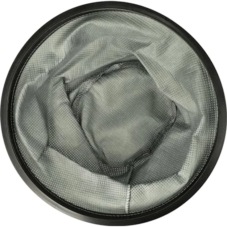 vhbw Sackfilter kompatibel mit Kaminer Aschesauger 10L/15L Kaminsauger - Abwaschbarer Ersatz-Filter in Schwarz Grau – Bild 3