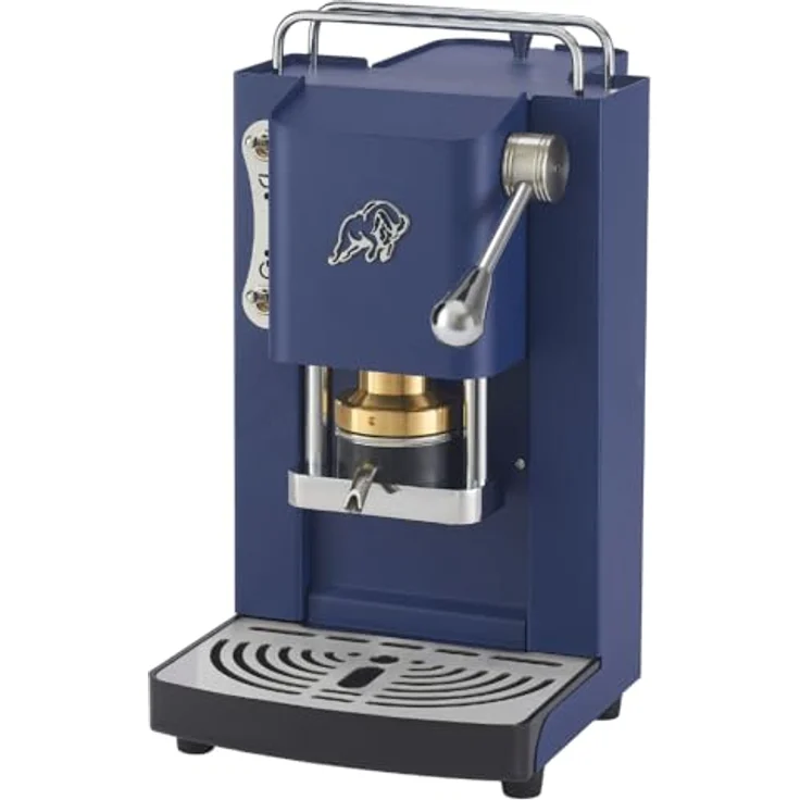 Faber Pro Essential Navy Blue Chrom, Kapselmaschine in Blau und Silber mit modernem Design – Bild 1