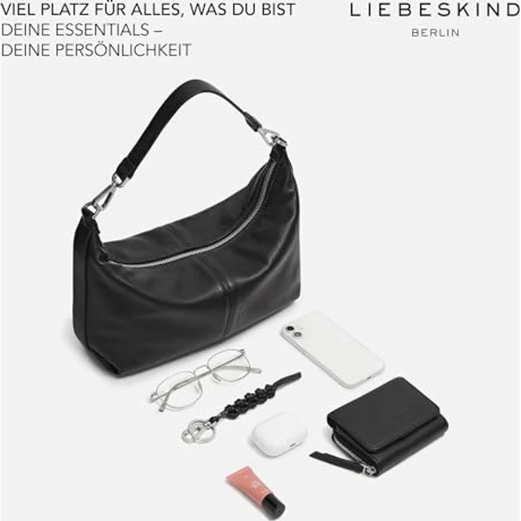 Liebeskind Paris Umhängetasche Leder, 34 cm, braun, 100% Leder, 9 cm x 22 cm – Bild 3
