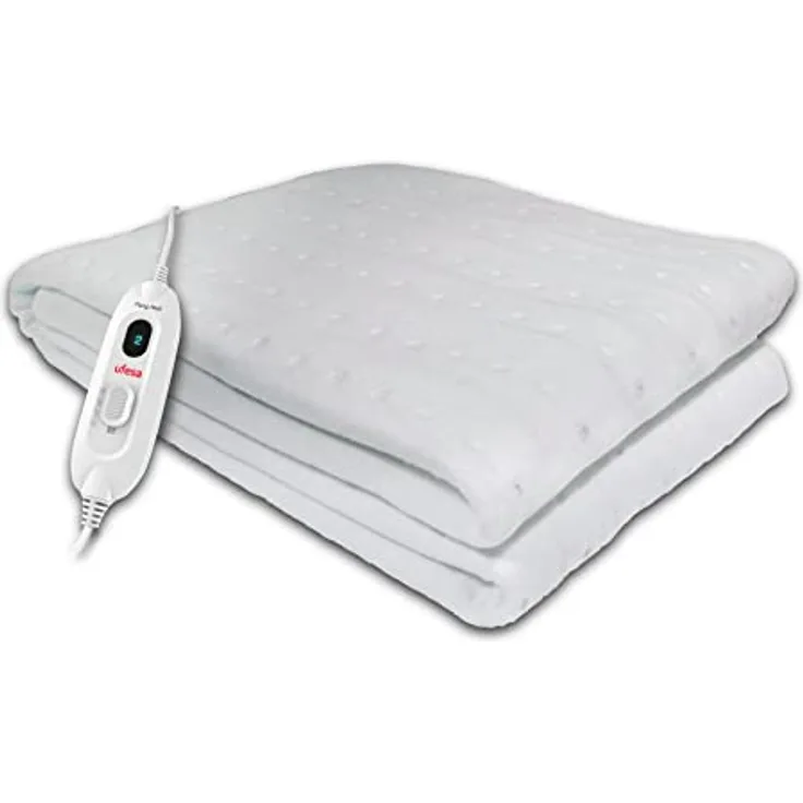Ufesa Flexy Heat CIE Einzelbettwärmer, 150 x 90 cm, 60 W, umkehrbar, 3 Temperaturstufen, automatische Abschaltung, waschbar