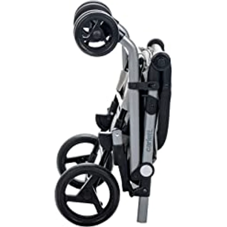 CARLETT | Einkaufstrolley mit 4 Rädern | Lett430 CLASSIC duo | Zusammenklappbarer Einkaufswagen mit großer Kapazität, 25kg, 53L Einkaufstasche, 9L Thermotasche und Rückenfach | Ice Grau – Bild 5