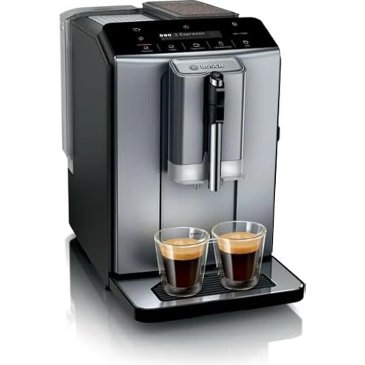 Bosch Hausgeräte VeroCafe Diamond Kaffeevollautomat, Serie 2, titanium metallic, Easy Select Display, OneTouch-Funktion, Keramikmahlwerk, Aroma Max System – Bild 1
