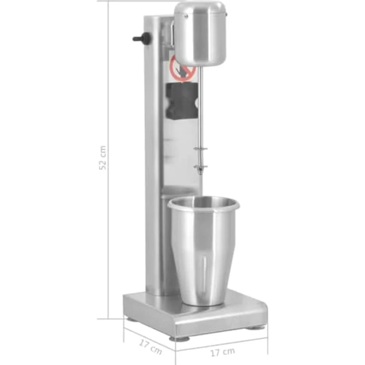 vidaXL Milchshake-Mixer Edelstahl 1 L – Bild 3