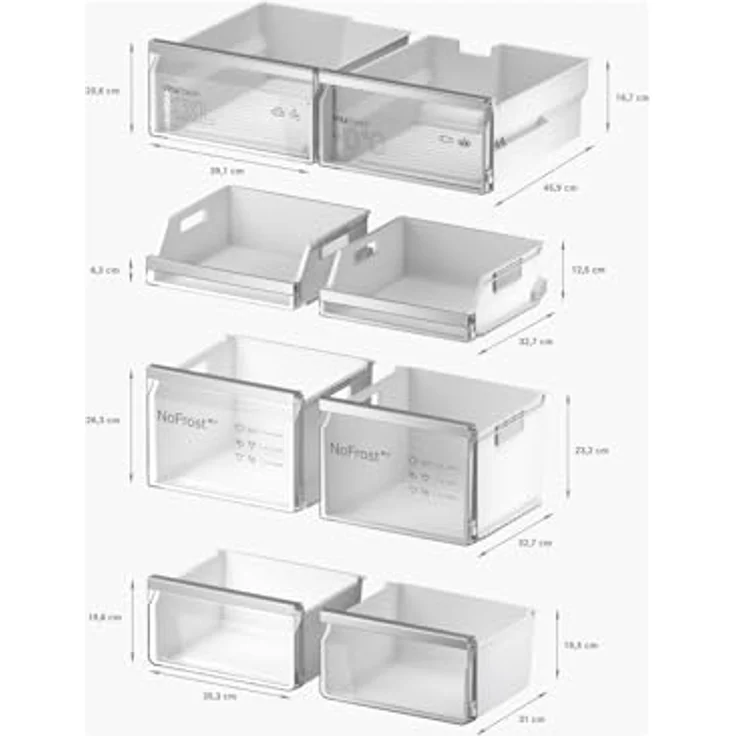 Bosch KFI96AXEA, Side-by-Side Kühl-Gefrier-Kombination, 183 x 90.5 cm, gebürsteter schwarzer Stahl, VitaFresh <0°C> – Bild 9