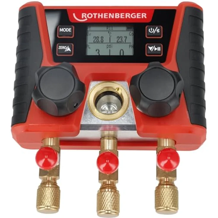 Rothenberger ROCOOL MINI Digitale Monteurhilfe, Klimaanlage Zubehör mit kabelloser Datenübertragung, Steuerung über RO ACR App, automatische Dokumentation, Exportfunktionen für Excel/PDF – Bild 5