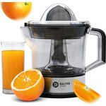 Balter ZP-04 Zitronenpresse Elektrisch – Hohe Saftausbeute, 2 Drehrichtungen & 2 Kegel – Spülmaschinenfest, BPA Frei