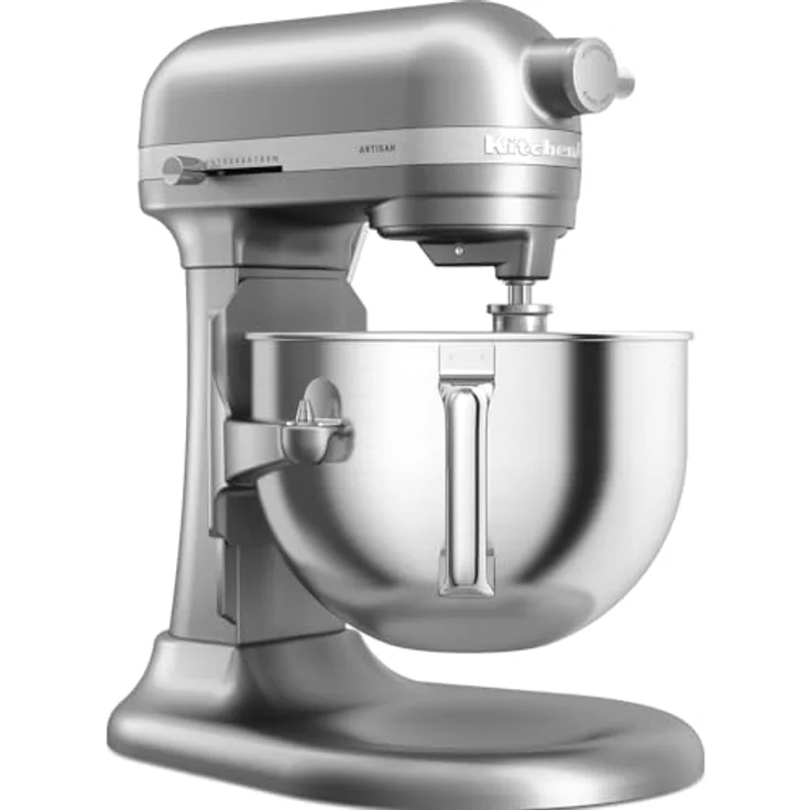 KitchenAid Küchenmaschine 5,6 L Edelstahl, 11 Geschwindigkeitsstufen, Soft-Start-Funktion, Spritzschutz – Bild 5