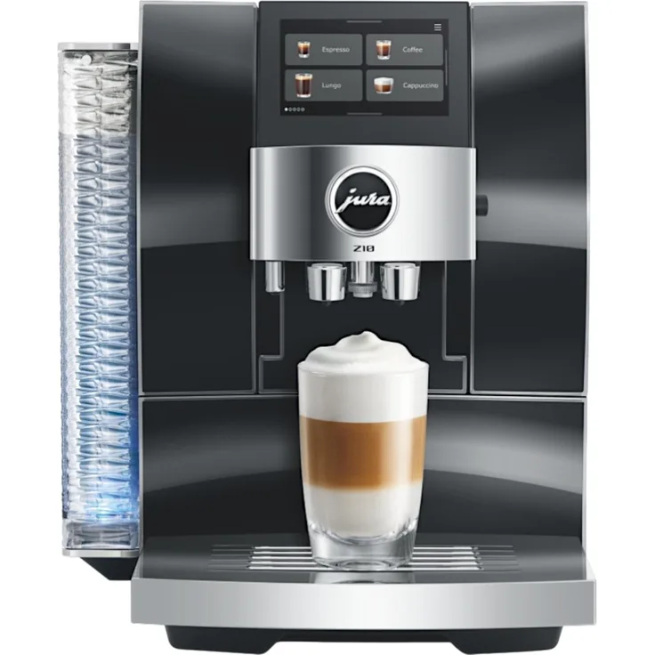 JURA Z10 (EB) Diamond Black, Kaffeevollautomat mit 51 Spezialitäten, präzisions Mahlwerk und Touch-Screen Bedienung