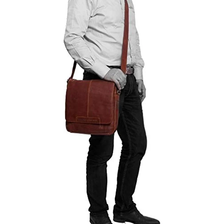 The Chesterfield Brand Umhängetasche Raphael 0551, Crossbody Bag, zeitlos elegant und gut organisiert, braun – Bild 6